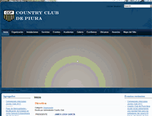 Tablet Screenshot of countryclubpiura.com